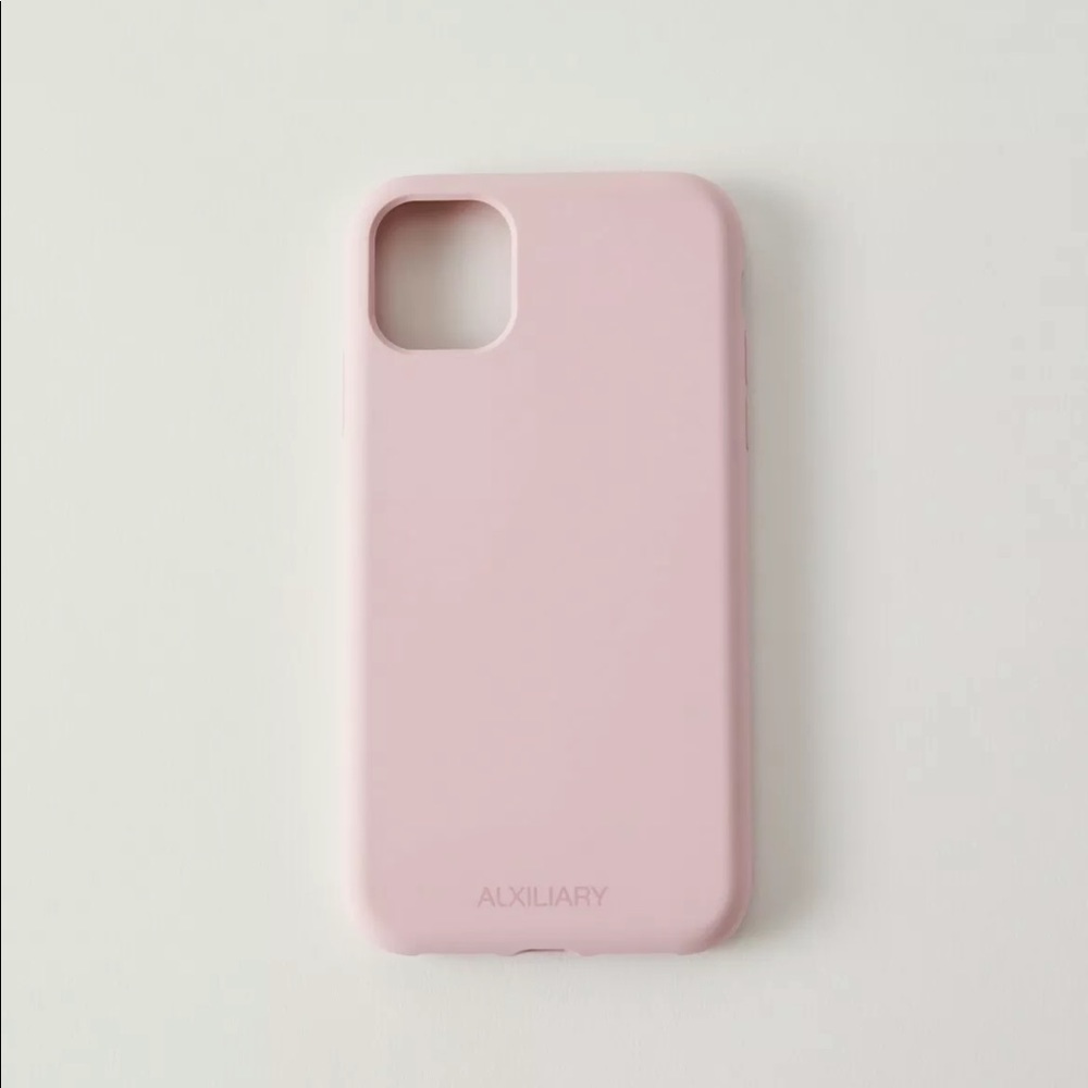 Auxiliary iPhone 11 Case, Silicon Soft Cute Pink